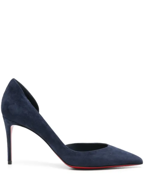 Christian Louboutin 90mm leather heeled pumps Blue 1210045V198