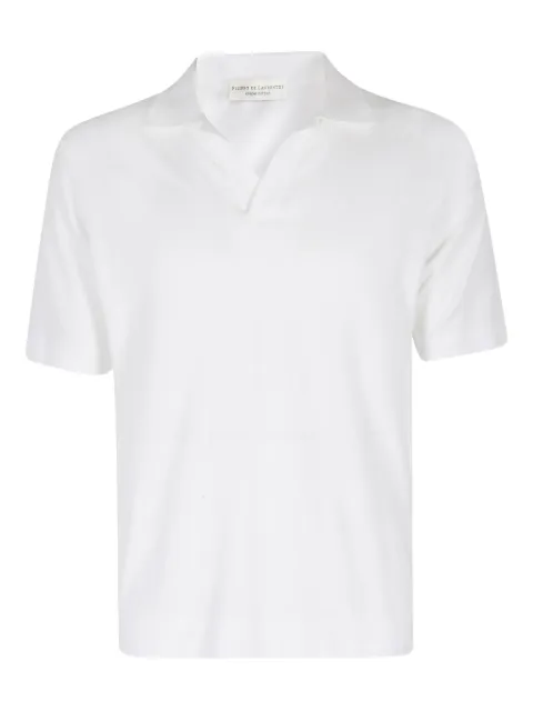 Filippo De Laurentiis polo-collar short-sleeve top White PL0MCSKCR14R