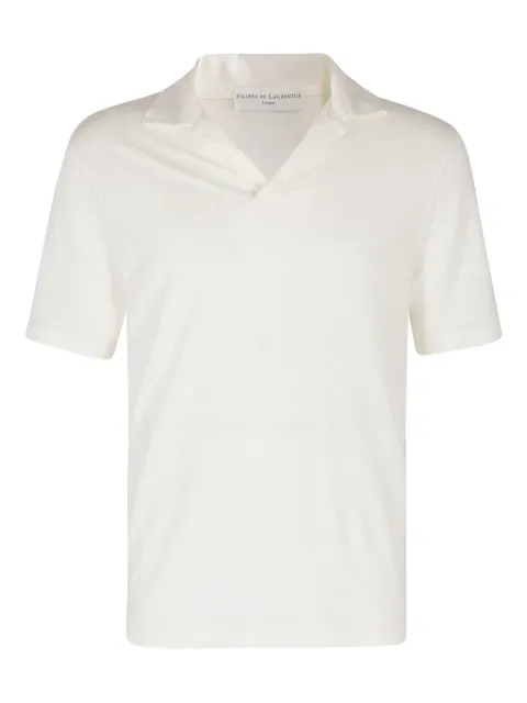 Filippo De Laurentiis polo-collar T-shirt Neutrals PLMCSKITJERLIN