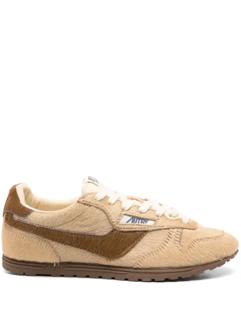 Autry suede leather trainers Neutrals WSLWYN03