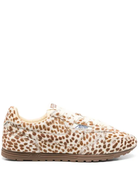 Autry Windspin animal-print sneakers Neutrals WSLWYN04