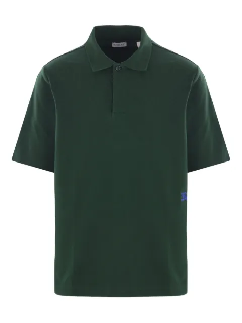 Burberry embroidered-logo polo shirt Green 8083601