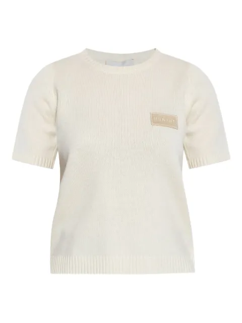 MUNTHE wool-cashmere blend t-shirt Neutrals 252160425270
