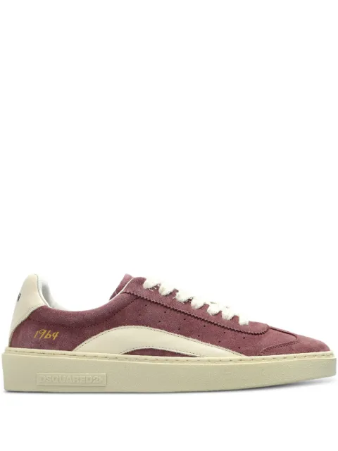 DSQUARED2 suede low-top sneakers Red SNW030114170001