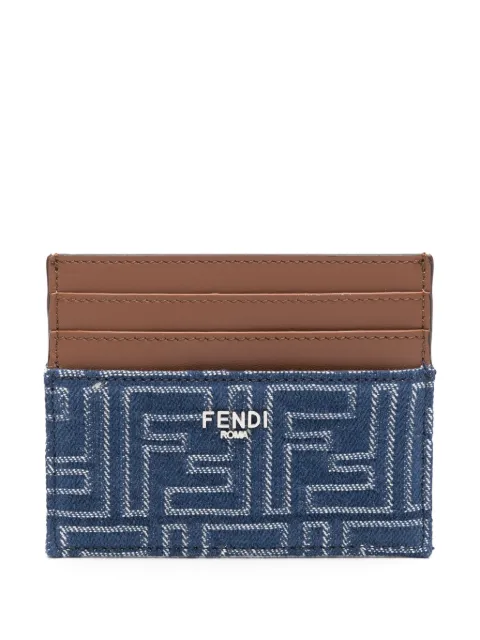 FENDI FF-motif wallet Blue 7M0164AUGO