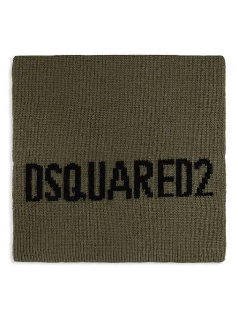 DSQUARED2 wool scarf Green KNM016401W04328