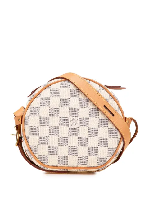 Louis Vuitton Pre-Owned 2020 Damier Azur Boite Chapeaux Souple PM crossbody bag White OD36S066952U0300