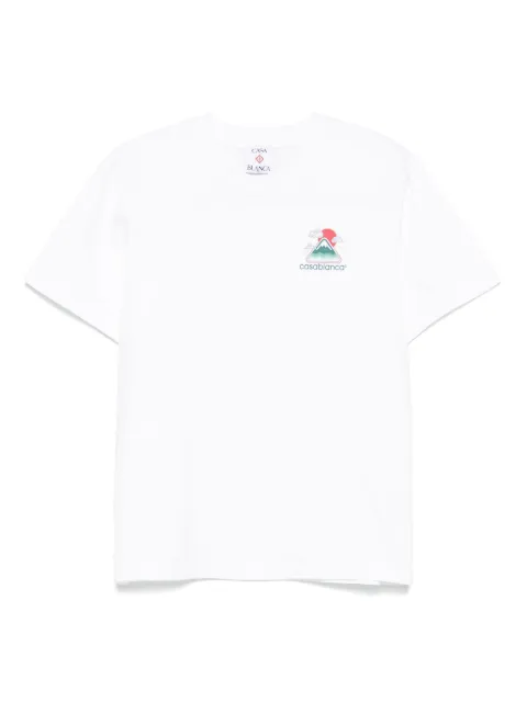 Casablanca Montagne organic-cotton T-shirt White MPF25JTS00104