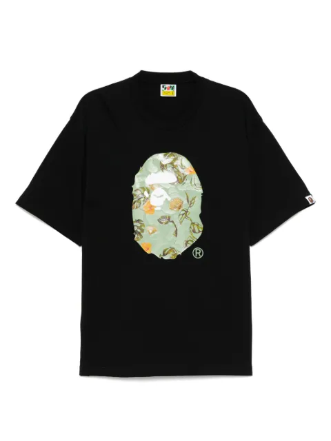 A BATHING APE® logo-printed T-shirt Black 001TEL301335M