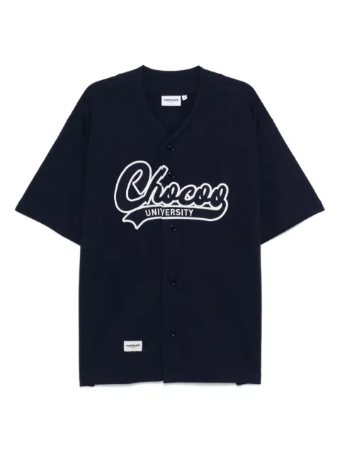 CHOCOOLATE short-sleeved T-shirt Blue B1XTEC9000XU