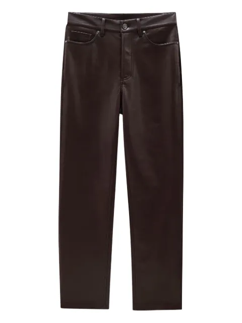 ANINE BING button fly trousers Brown A0310307LE