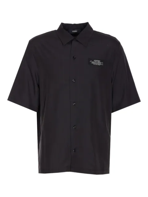 AMIRI logo-print shirt Black AMSTCA1148