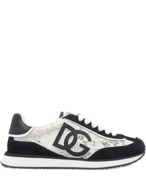 Dolce & Gabbana logo-patch sneakers Black CK2340A9AC2