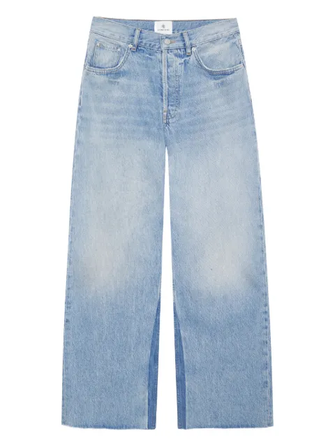 ANINE BING Manon frayed-hem jeans Blue A0611471
