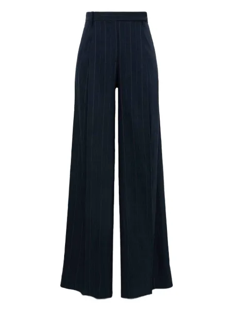Dorothee Schumacher pinstriped wide-leg trousers Blue 252140103