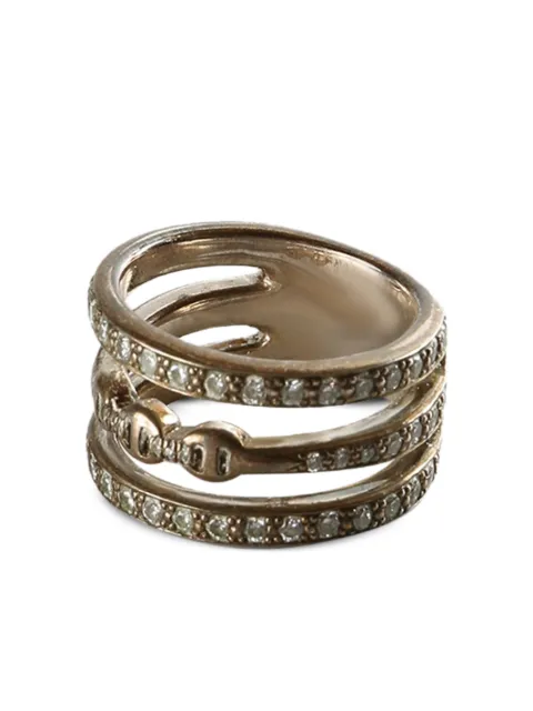 HOORSENBUHS embellished ring Silver HB022DSSWD