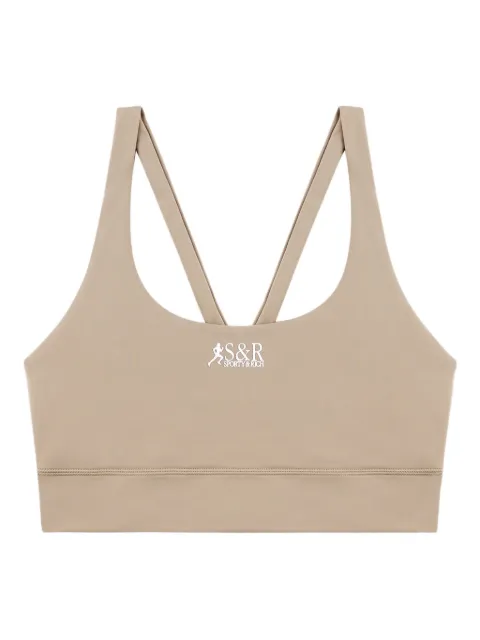 Sporty & Rich SR Runner sports bra Neutrals TO087622139GY15