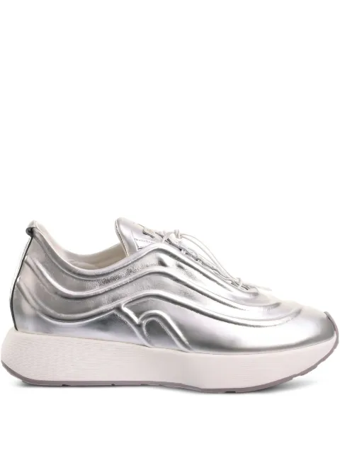 Hogl Fin metallic wave sneakers Silver 71023117600