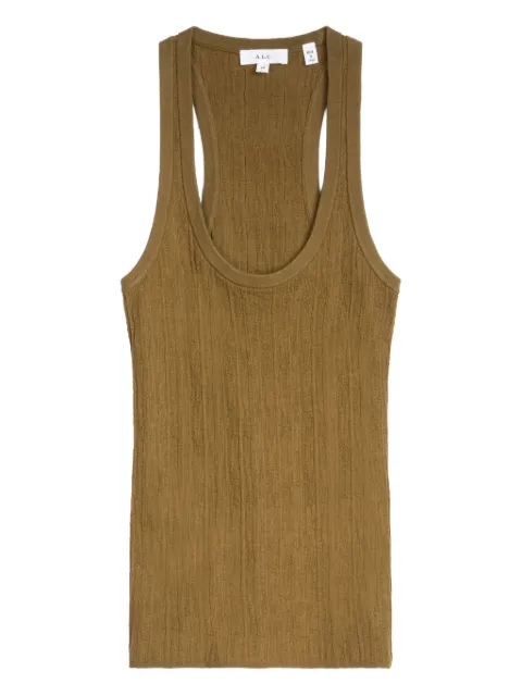A.L.C. Iris ribbed tank top Brown 7SWTP00571