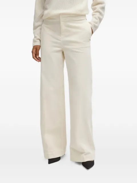 BOSS inset-pocket trousers Neutrals 50524367