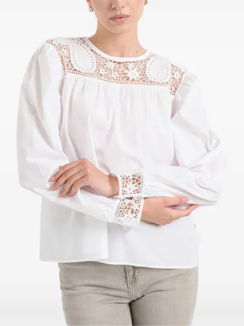 BOSS cotton blouse White 50518751100