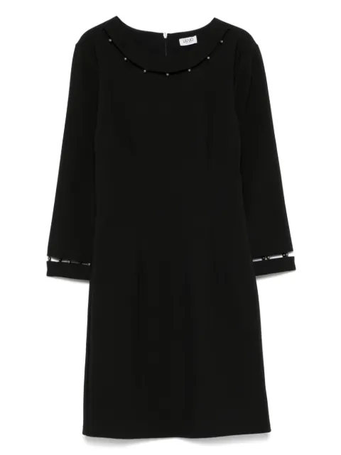 LIU JO bead-detailing mini dress Black F69243T5658