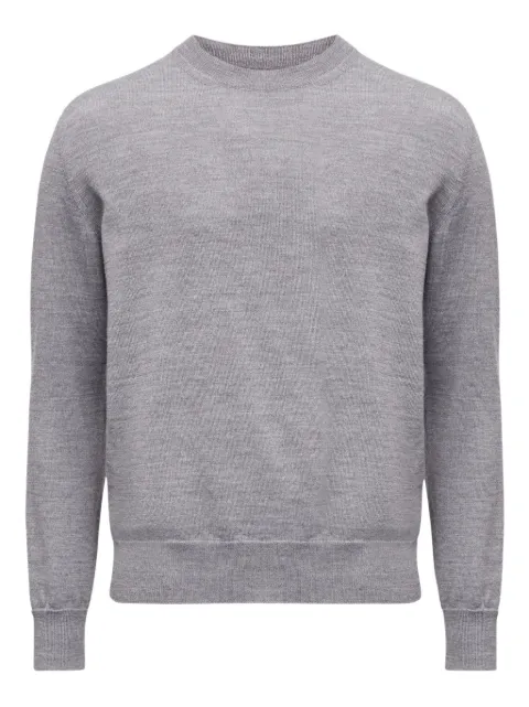 MM6 Maison Margiela crew-neck knitted sweater Grey SH0HL0032M13133