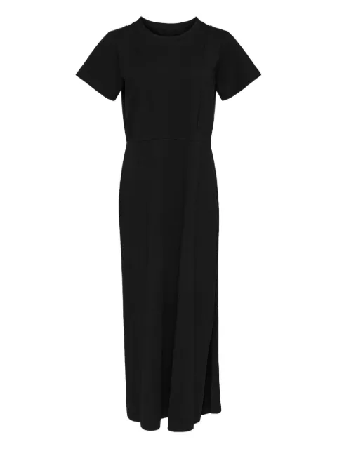 MM6 Maison Margiela short-sleeve midi dress Black S52DD0068M20050