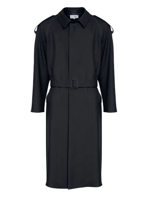 MM6 Maison Margiela wool trench coat Black SH2AH0013M35621