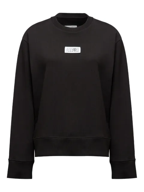 MM6 Maison Margiela Numbers-appliqué sweatshirt Black S52GU0247M25025