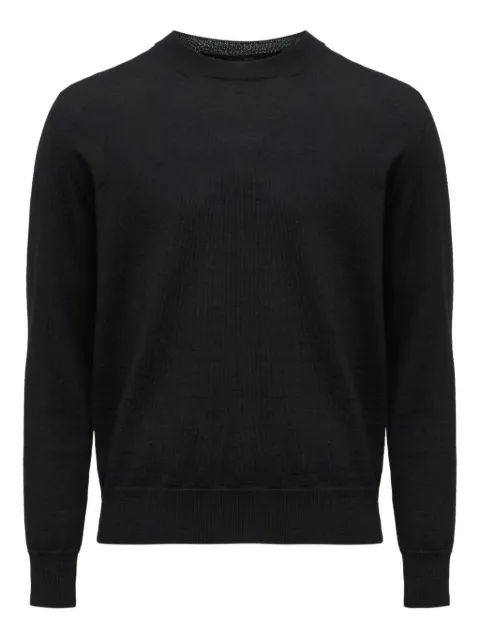 MM6 Maison Margiela crew-neck sweater Black SH0HL0032M13133