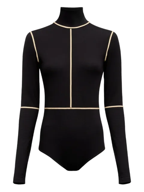 MM6 Maison Margiela long-sleeved bodysuit Black S52NA0072M20125