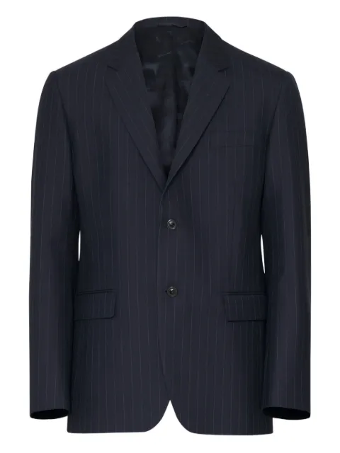 Maison Margiela pinstripe wool blazer Blue S67BN0058M35581