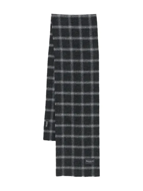 Marc O'Polo checked scarf Black 430082902096