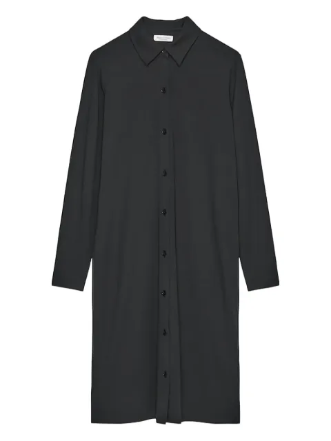 Marc O'Polo buttoned long-sleeve midi dress Black 301308759033990