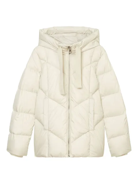 Marc O'Polo quilted hooded jacket White 409103970263