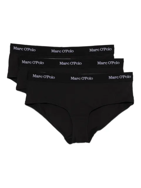 Marc O'Polo logo briefs (pack of three) Black 23Q3W00131