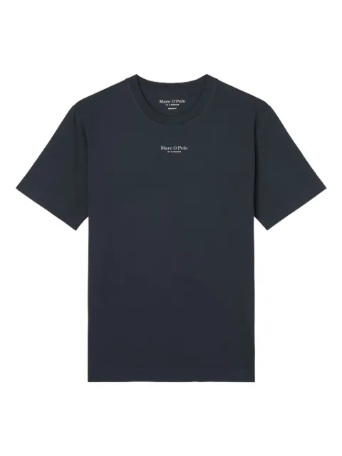 Marc O'Polo logo-embroidered crew-neck T-shirt Blue B21201251382