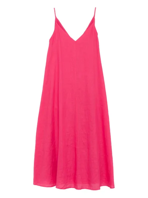 Marc O'Polo V-neck slip midi dress Pink 305086721177