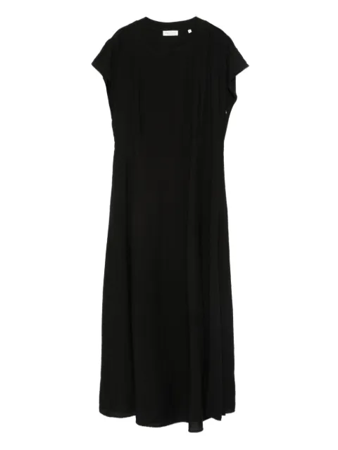 Marc O'Polo cap-sleeve flared midi dress Black M03111821105