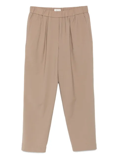 Marc O'Polo pleated-front trousers Neutrals 302021410071750