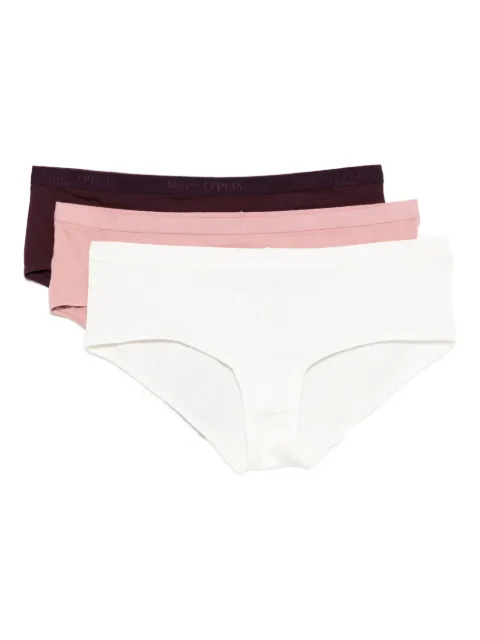 Marc O'Polo logo-waistband briefs (set of three) Pink 24Q3W00108