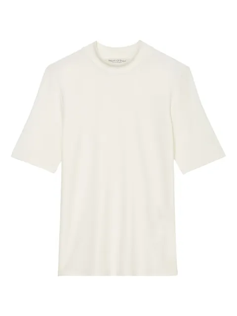 Marc O'Polo mock-neck short-sleeve top White 306300451175152