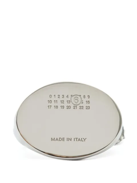 MM6 Maison Margiela Numeric signet earring Silver SM7VG0110P8755