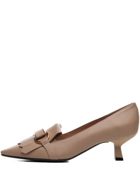 Poche Paris fringe-detailed pumps Brown FWLYDIE800130