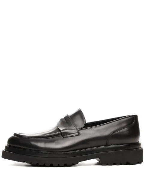 Poche Paris leather loafers Black FMFABIEN501250