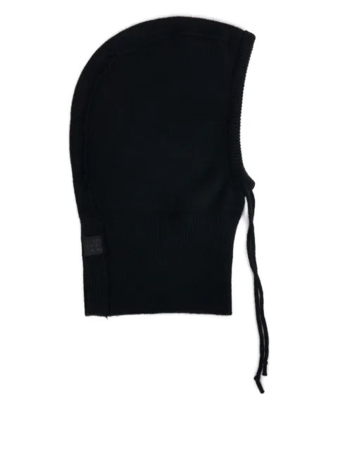 MM6 Maison Margiela ribbed balaclava Black S62TB0005M13187