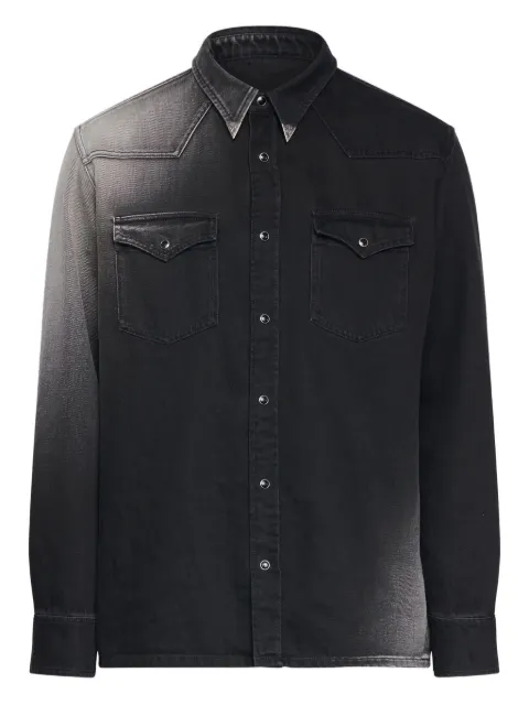 MM6 Maison Margiela long-sleeved shirt Black SH2DT0024M30011