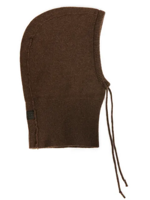 MM6 Maison Margiela fine-knit balaclava Brown S62TB0005M13187