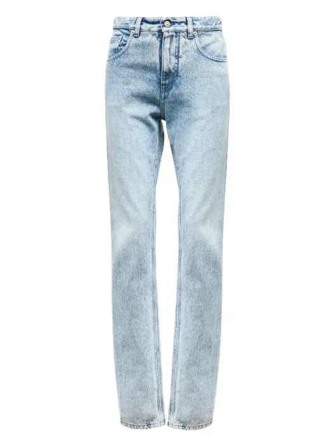 MM6 Maison Margiela five-pocket split-leg denim pants Blue S62LB0208M30018